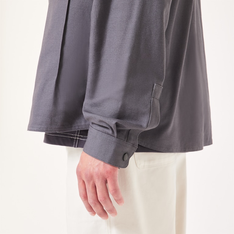 Canvas Snap Jacket - Uniform Gray