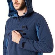 Block Color Anorak Jacket - Fathom