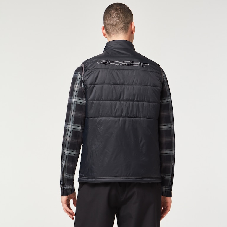 Tc Skull Puffy Vest - Blackout