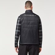 Tc Skull Puffy Vest - Blackout