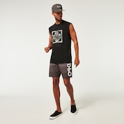 Retro Mark 19" Boardshort - Blackout
