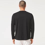 Slant Logo Print L/S Tee 6.0 - Blackout