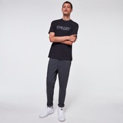 3D Lines Bib Logo Tee - Blackout