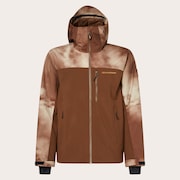Tc Skull Reduct Shell Jacket - Carafe/Brown Clouds Print