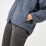 Radiant Fluffy Boa Jacket 4.0 - Dark Aqua