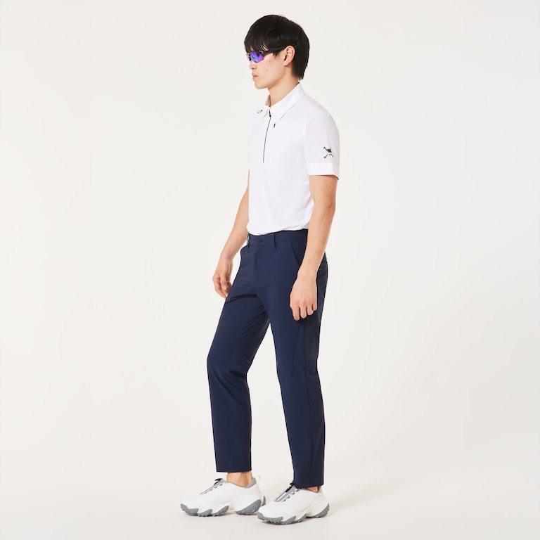 Skull Ideally Hybrid Zip Shirt - White