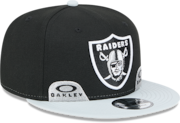 Oakley x Las Vegas Raiders 9FIFTY Snapback - Black Lasrai