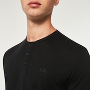 Relax Henley Tee - Blackout