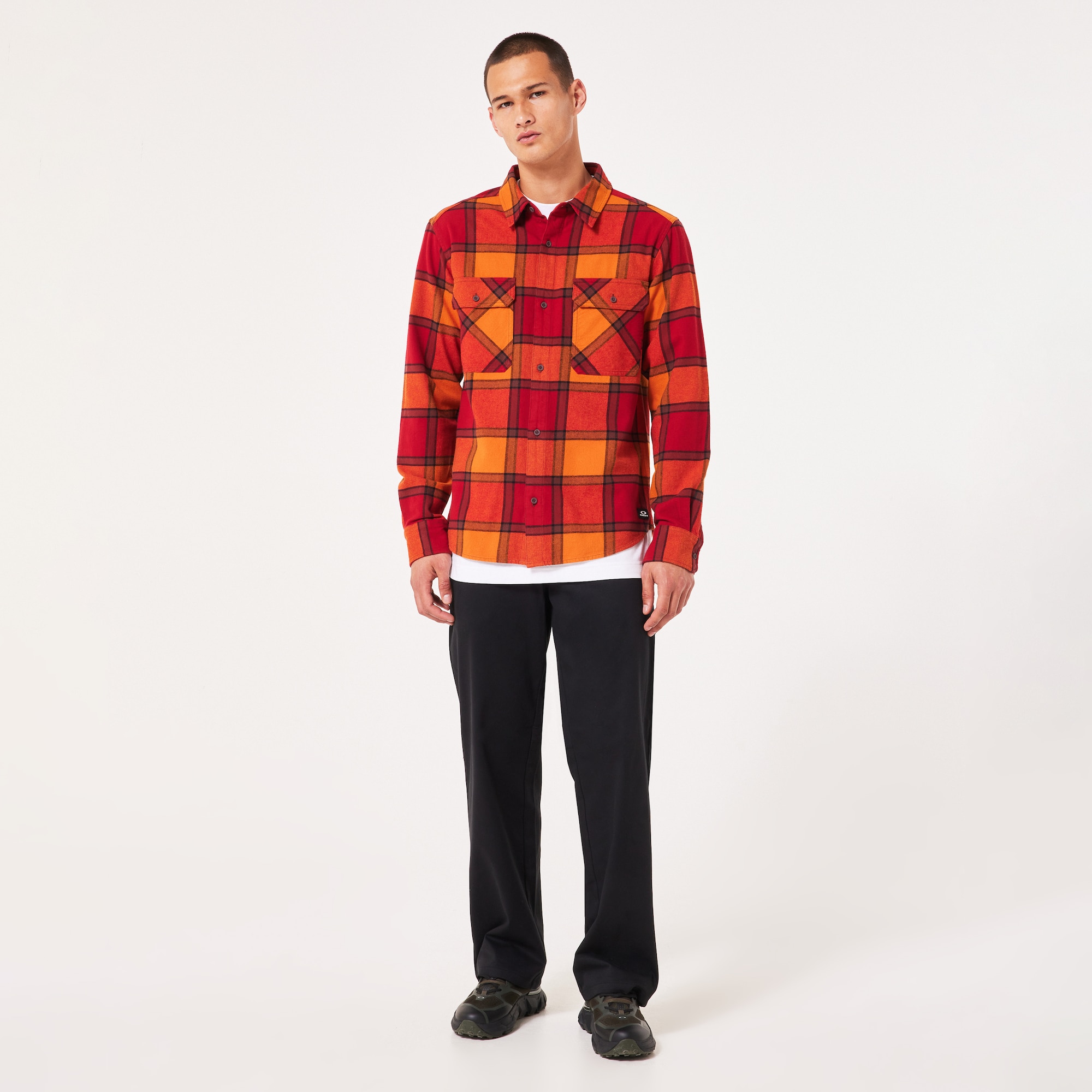 オークリー 90s Plaid LS Shirt Ginger/Grenache Check | オークリー