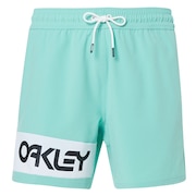 Beach Color Block 16 Inches - Aqua Green