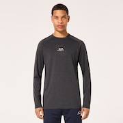O Fit Rc LS Tee - Black/Gray Heather