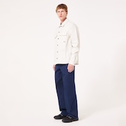 Canvas Snap Jacket - Artic White