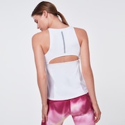 Raceback Tank Top - White