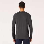 O Fit Rc LS Tee - Black/Gray Heather