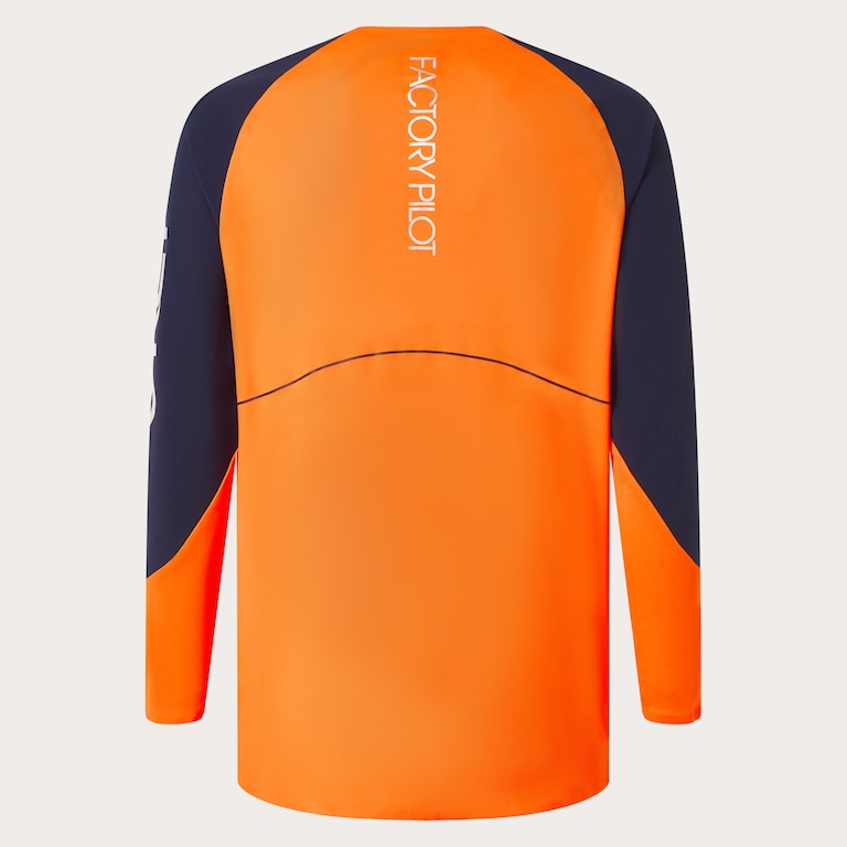 Maven Scrub LS Jersey - Orange/Blue