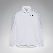 Elevate Color Block LS Shirt - White
