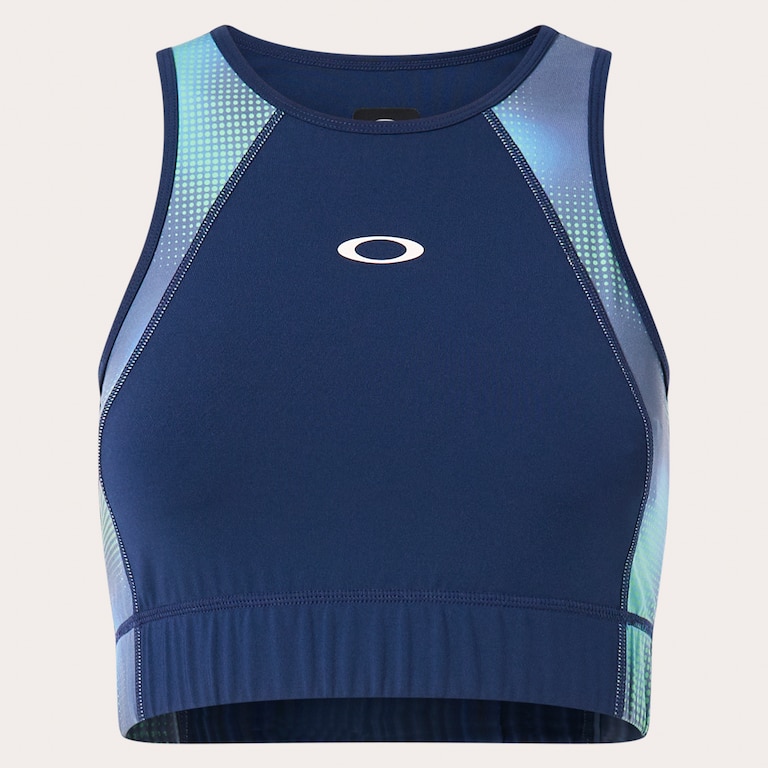W Pursuit Cropped Top - Team Navy
