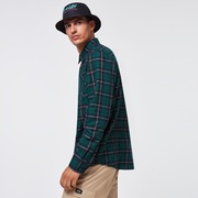 Essential Plus LT Flannel LS - Tree Green Check