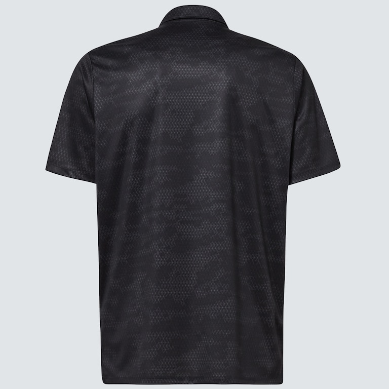 Oakley Reduct Polo - Geometric Print Black