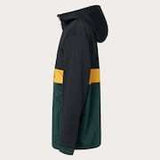 Tnp Nose Grab Softshell Hoodie - Black/Hunter Green