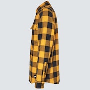 Bear Cozy Flannel - Amber Yellow/Black Check