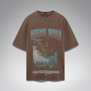 Reverse World Tee - Dark Umber