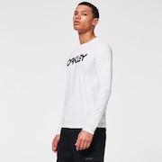Mark II L/S Tee - White/Black