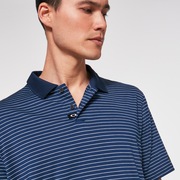 Oakley Jacquard Stripe Polo - Poseidon
