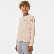 （子供用）Enhance  Fleece Crew Ytr 2.7 - Pink Dust