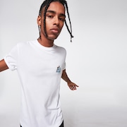 Space Polygon Tee - White