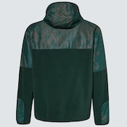 Wanderlust Fz Hoodie - Green/Mountain Td Print