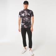 Skull Blurred Mock Shirt - Black Print