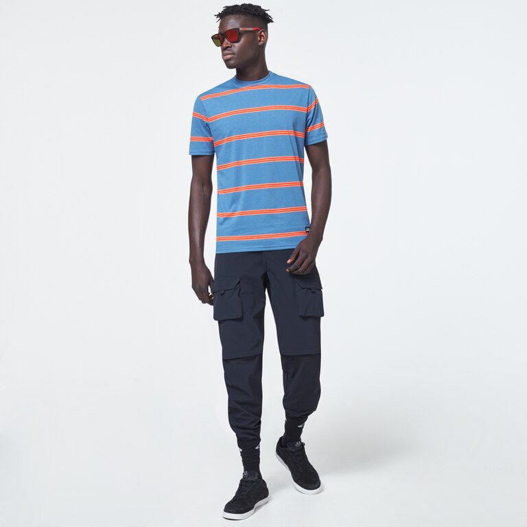 Six Stripes Short Sleeve  Tee - Interstellar Blue