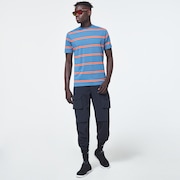 Six Stripes Short Sleeve  Tee - Interstellar Blue