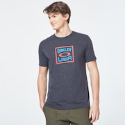Box Oakley USA Short Sleeve Tee - Dark Gray Heather