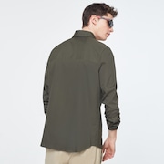 Workwear Patch LS Shirt - New Dark Brush