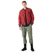 Street Bomber Jacket - Iron Red