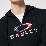 Bark FZ Hoodie 2.0 - Black/American Flag