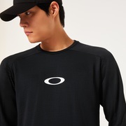 Enhance Light Grid L/S Crew 5.7 - Blackout