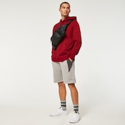 B1B Po Hoodie 2.0 - Black/Iron Red