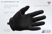 SI Lightweight 2.0 Glove TAA Compliant - Black