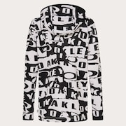 Enhance Knit Hoody Jacket Ytr 7.0 - White Print