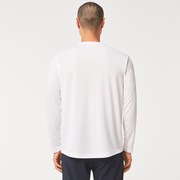 Slant Logo Print L/S Tee 6.0 - White