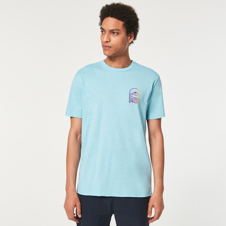 Gradient Mountain B1B Tee - Bright Blue