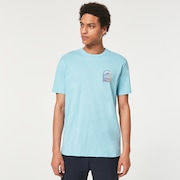 Gradient Mountain B1B Tee - Bright Blue