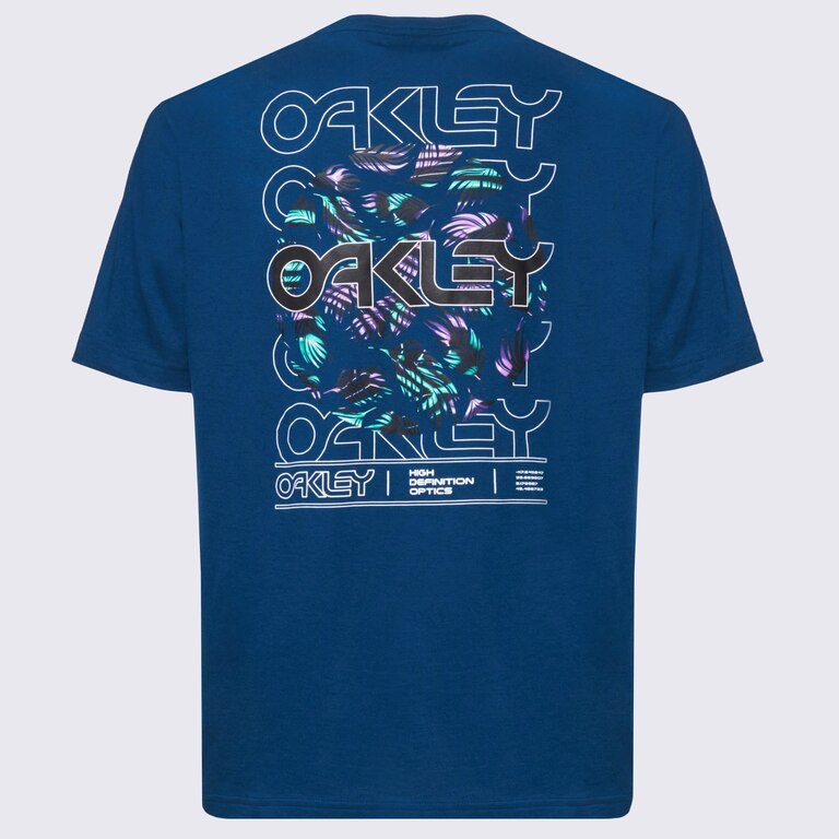Circled Feathers B1B Tee - Poseidon