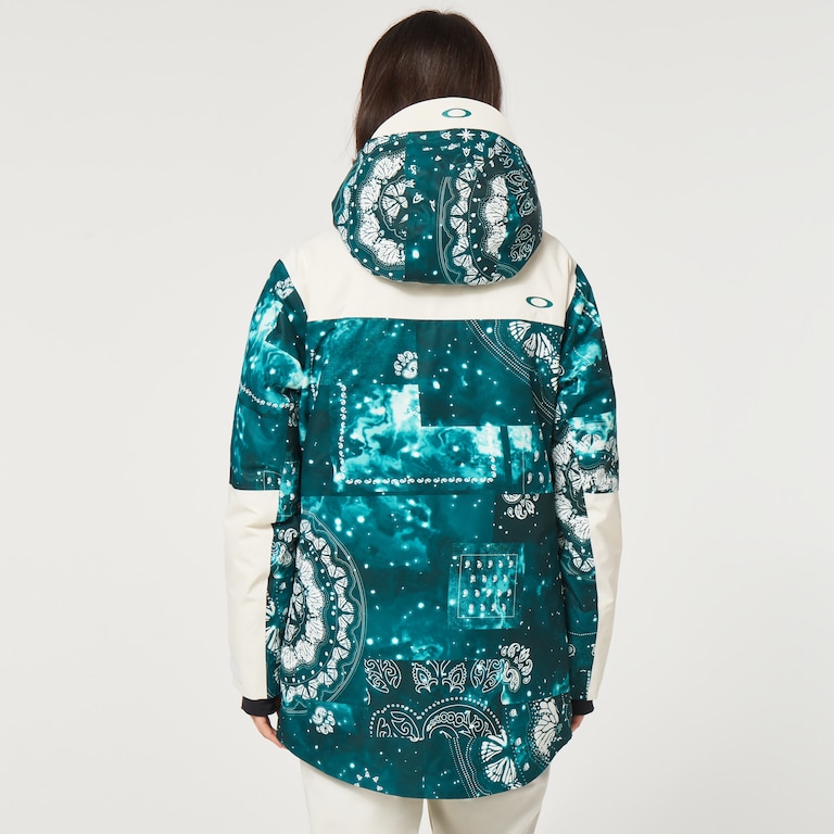 Tc Aurora Rc Insulated Jacket - Green Bandana Pt/White