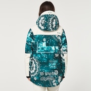 Tc Aurora Rc Insulated Jacket - Green Bandana Pt/White