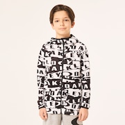 Enhance Knit Hoody Jacket Ytr 7.0 - White Print