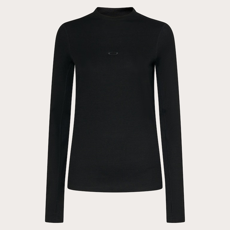 W. Spruce Wool LS Base Layer - Blackout